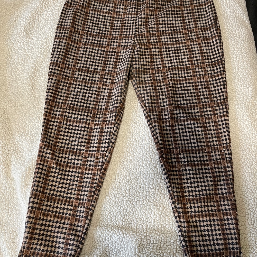 Plaid Houndstooth Pants
